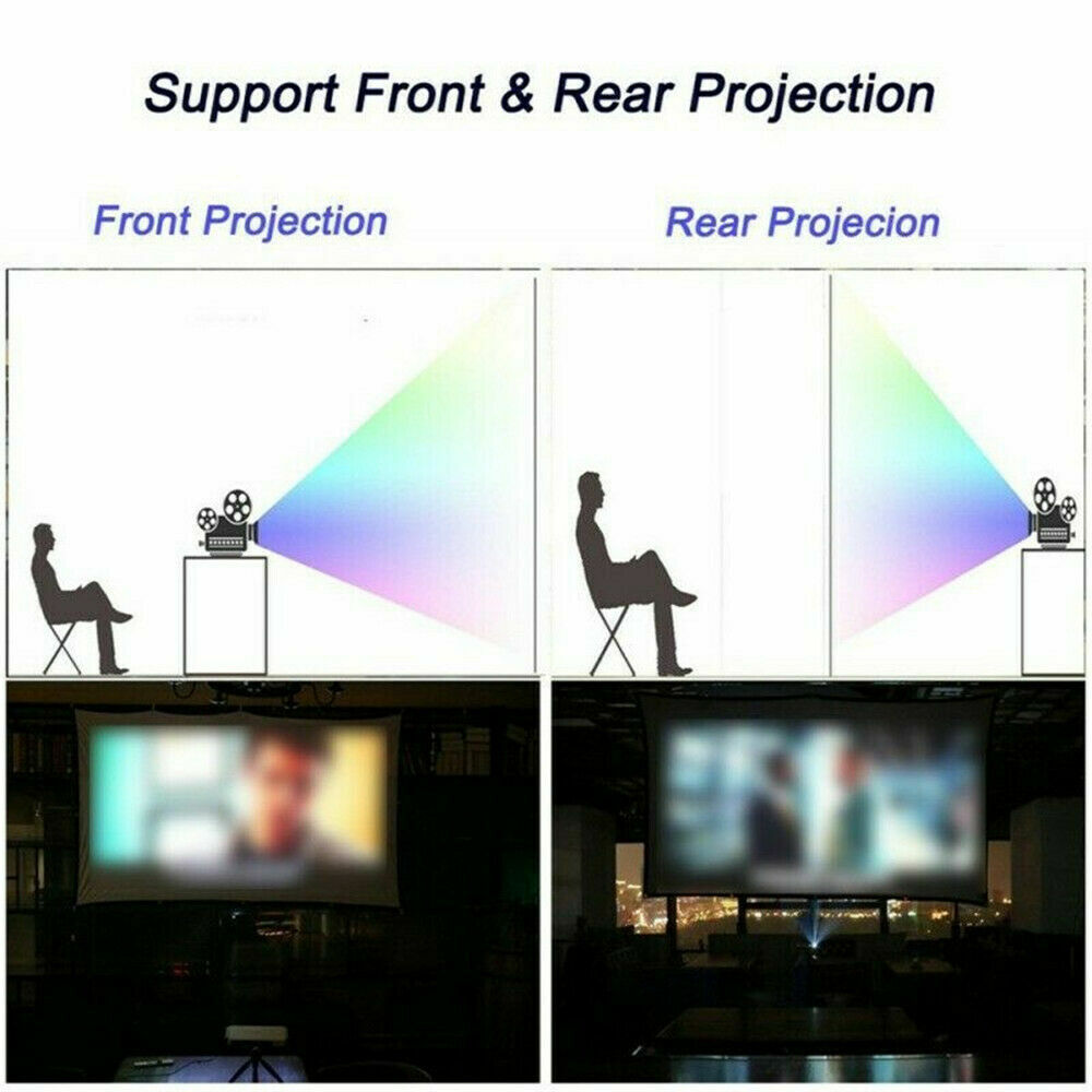 Compact 16:9 HD Home Cinema Projector Screen