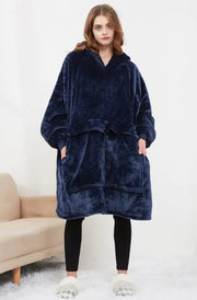 Cozy Heated Hoodie Blanket
