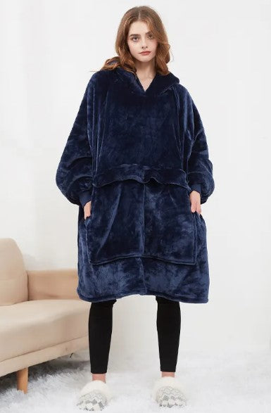 Cozy Heated Hoodie Blanket