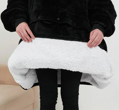 Cozy Heated Hoodie Blanket