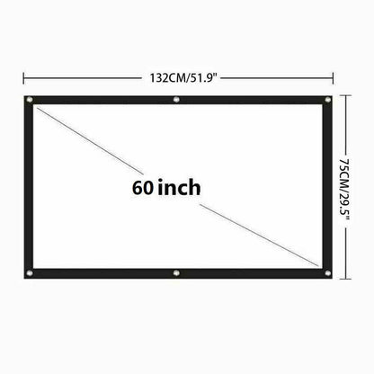 Compact 16:9 HD Home Cinema Projector Screen