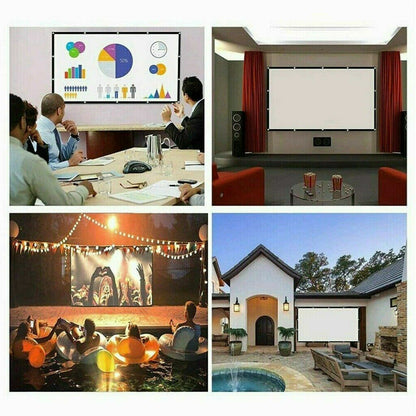 Compact 16:9 HD Home Cinema Projector Screen